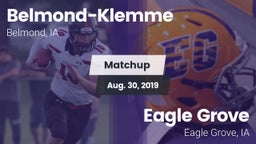 Matchup: Belmond-Klemme vs. Eagle Grove  2019