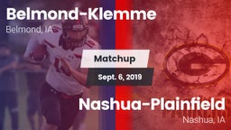 Matchup: Belmond-Klemme vs. Nashua-Plainfield  2019