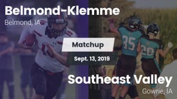 Matchup: Belmond-Klemme vs. Southeast Valley 2019