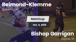 Matchup: Belmond-Klemme vs. Bishop Garrigan  2019