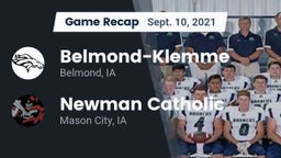 Recap: Belmond-Klemme  vs. Newman Catholic  2021