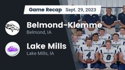 Recap: Belmond-Klemme  vs. Lake Mills  2023