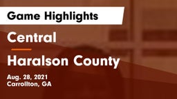 Central  vs Haralson County  Game Highlights - Aug. 28, 2021