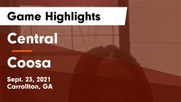 Central  vs Coosa  Game Highlights - Sept. 23, 2021