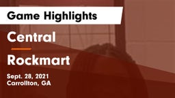 Central  vs Rockmart  Game Highlights - Sept. 28, 2021