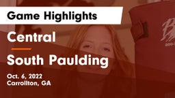 Central  vs South Paulding  Game Highlights - Oct. 6, 2022