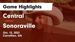 Central  vs Sonoraville  Game Highlights - Oct. 13, 2022