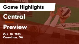 Central  vs Preview Game Highlights - Oct. 18, 2023
