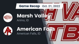 Recap: Marsh Valley  vs. American Falls  2022