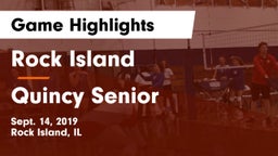 Rock Island  vs Quincy Senior  Game Highlights - Sept. 14, 2019