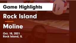 Rock Island  vs Moline Game Highlights - Oct. 18, 2021