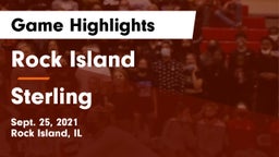 Rock Island  vs Sterling  Game Highlights - Sept. 25, 2021
