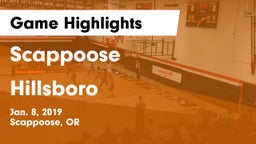 Scappoose  vs Hillsboro  Game Highlights - Jan. 8, 2019
