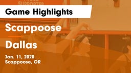 Scappoose  vs Dallas  Game Highlights - Jan. 11, 2020