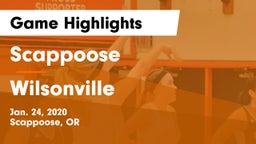 Scappoose  vs Wilsonville  Game Highlights - Jan. 24, 2020