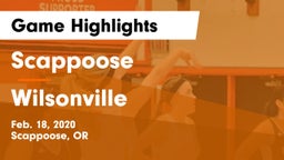 Scappoose  vs Wilsonville  Game Highlights - Feb. 18, 2020