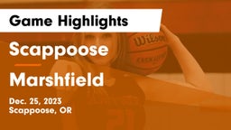 Scappoose  vs Marshfield  Game Highlights - Dec. 25, 2023