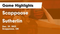 Scappoose  vs Sutherlin  Game Highlights - Dec. 29, 2023