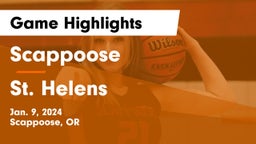 Scappoose  vs St. Helens  Game Highlights - Jan. 9, 2024
