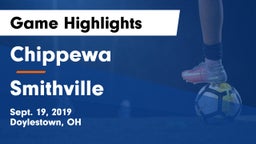 Chippewa  vs Smithville  Game Highlights - Sept. 19, 2019