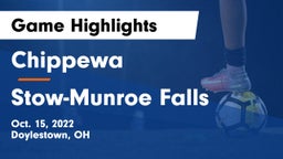 Chippewa  vs Stow-Munroe Falls  Game Highlights - Oct. 15, 2022