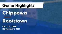 Chippewa  vs Rootstown Game Highlights - Oct. 27, 2022