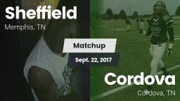 Matchup: Sheffield vs. Cordova  2017