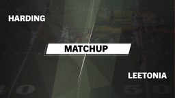 Matchup: Harding vs. Leetonia 2016