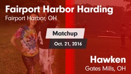 Matchup: Harding vs. Hawken  2016