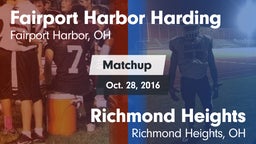 Matchup: Harding vs. Richmond Heights  2016