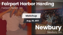 Matchup: Harding vs. Newbury  2017