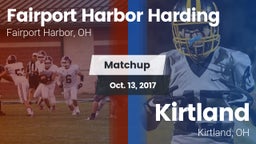 Matchup: Harding vs. Kirtland  2017