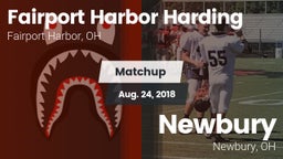 Matchup: Harding vs. Newbury  2018