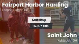 Matchup: Harding vs. Saint John  2018