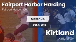 Matchup: Harding vs. Kirtland  2018