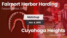 Matchup: Harding vs. Cuyahoga Heights  2019