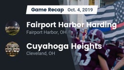 Recap: Fairport Harbor Harding  vs. Cuyahoga Heights  2019