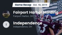 Recap: Fairport Harbor Harding  vs. Independence  2019