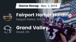 Recap: Fairport Harbor Harding  vs. Grand Valley  2019