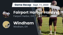 Recap: Fairport Harbor Harding  vs. Windham  2020