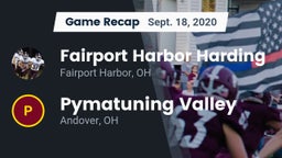 Recap: Fairport Harbor Harding  vs. Pymatuning Valley  2020