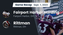 Recap: Fairport Harbor Harding  vs. Rittman  2023