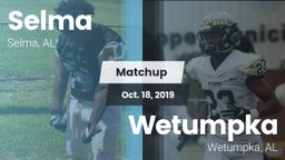 Matchup: Selma vs. Wetumpka  2019