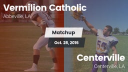 Matchup: Vermilion Catholic vs. Centerville  2016