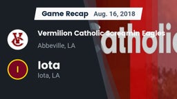 Recap: Vermilion Catholic Screamin Eagles vs. Iota  2018