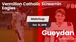 Matchup: Vermilion Catholic vs. Gueydan  2018