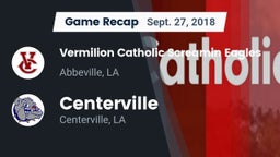 Recap: Vermilion Catholic Screamin Eagles vs. Centerville  2018
