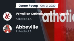 Recap: Vermilion Catholic Screamin Eagles vs. Abbeville  2020