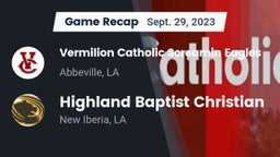 Recap: Vermilion Catholic Screamin Eagles vs. Highland Baptist Christian  2023