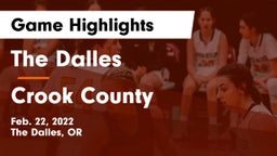 The Dalles  vs Crook County  Game Highlights - Feb. 22, 2022